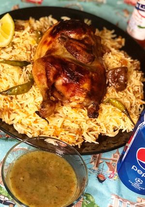 صورة لوصفة البخاري بطريقتي 🍛🍗🍗🥕🥕