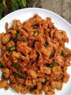 Foto resep Tempe teri balado