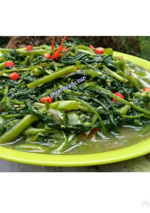 Foto resep Tumis kangkung sederhana