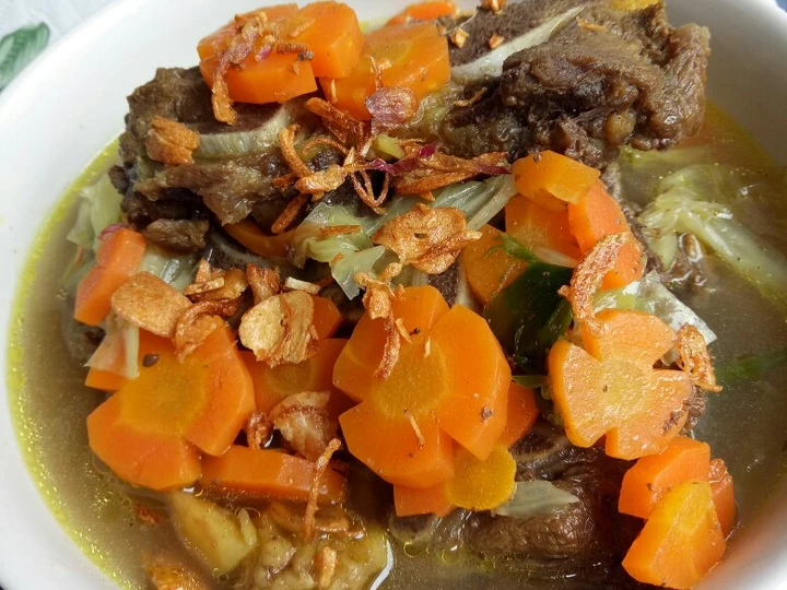 Langkah Gampang Menyiapkan Resep Sop Tulang Sapi Seger yang Menggugah Selera Anti Ribet, Bisa Manjain Lidah