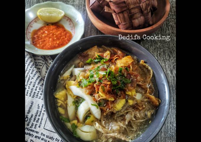 Anti Ribet, Bikin 142. Soto Banjar ala Dedifa Praktis