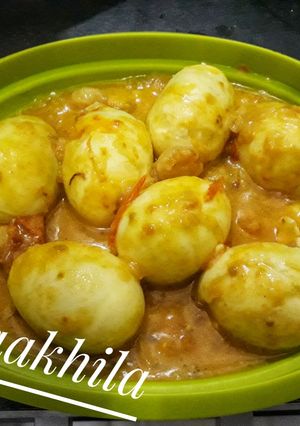 Foto resep Telur masak santan