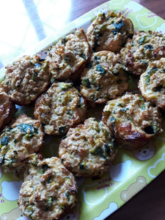 Una foto de Muffins de zapallitos (sin harina)