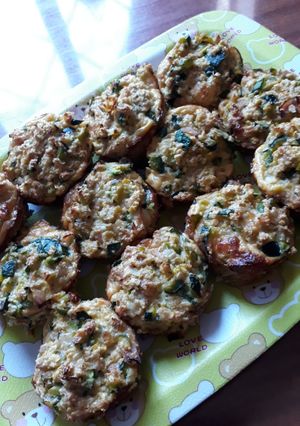 Una foto de Muffins de zapallitos (sin harina)