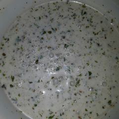 A picture of Podina raita.