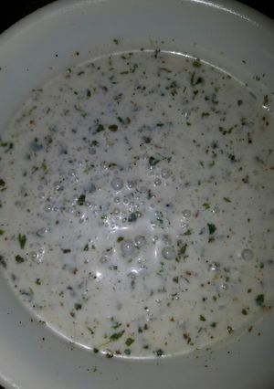 A picture of Podina raita.