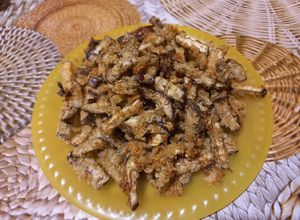 Foto di Bastoncini di melanzane gratinati con friggitrice ad aria