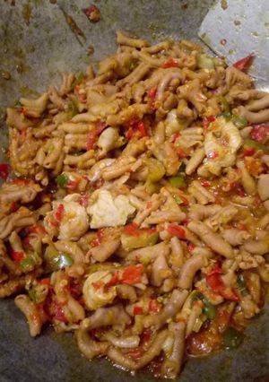 Foto resep Usus Ayam Pedas