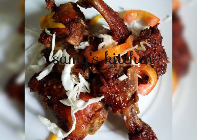 Fry chicken in microwave Recipe