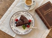 Une photo de fondant chocolat