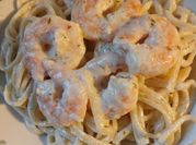 A picture of shrimp linguine