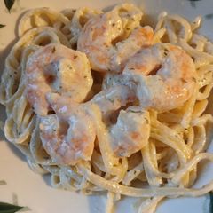 VashBake Shrimp Linguine Scampi A picture of VashBake Shrimp Linguine Scampi.