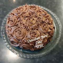 🎂🍫🌹Chocolate Rose Cake🌹🍫🎂 A picture of 🎂🍫🌹Chocolate Rose Cake🌹🍫🎂.