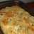 Papas a la crema al horno acompañada de carne al horno