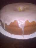 Torta 1234 de vainilla con glasé