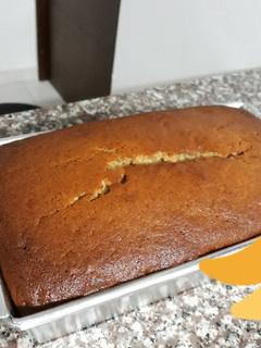 Una foto de Torta de banano🍌 esponjosita en licuadora
