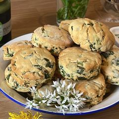 A picture of Wild Garlic Scones (GF, VG).