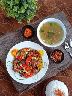 Foto resep Soto Oseng Sapi campur Kambing