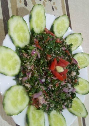 صورة لوصفة التبولة السورية