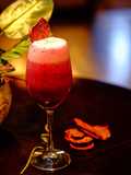 Red dragon fruit cocktail