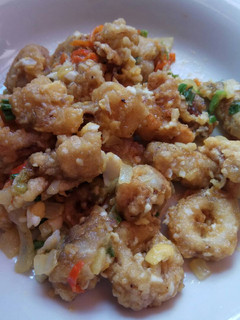 Foto resep Cumi saus telur asin