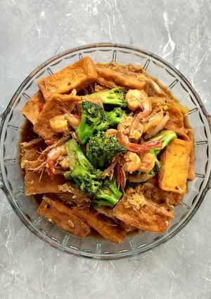 Foto resep Brokoli Udang Tahu Lada Hitam
