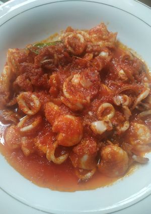 Foto resep 21. Sambal Udang Cumi Daun Jeruk