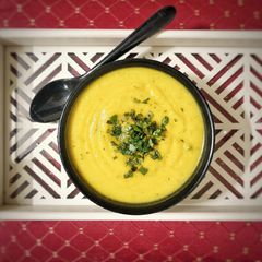 A picture of Pumpkin soup.