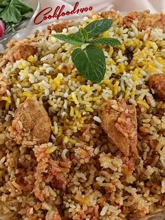 عکسی از دستور ماش پلو افغانی