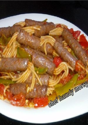 صورة لوصفة سدق سبايس مدكك بالمكرونة