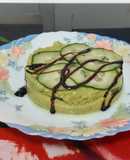 Timbal de pepino y aguacate con salsa balsámica al Pedro Ximénez