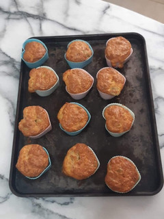 Une photo de Muffins salés jambon/olives