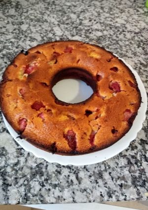 Una foto de Torta de frutillas