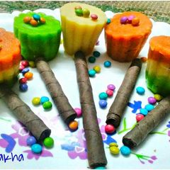 Tricolor Muffins A picture of Tricolor Muffins.