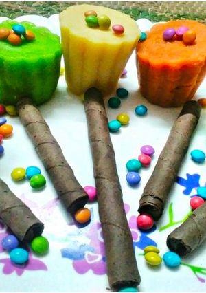 A picture of Tricolor Muffins.