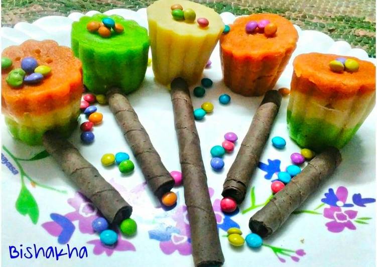 Tricolor Muffins