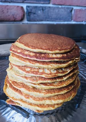 Une photo de Pancakes moelleux à la banane