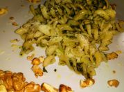 Una foto de fusilli al queso
