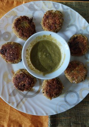 A picture of Healthy Makhana Tikki.