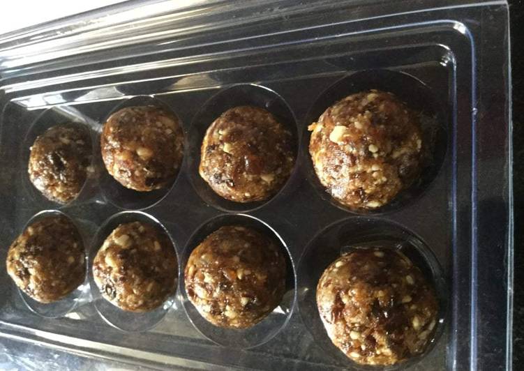 Recipe of Super Quick Homemade Healthy Homemade nutty truffles