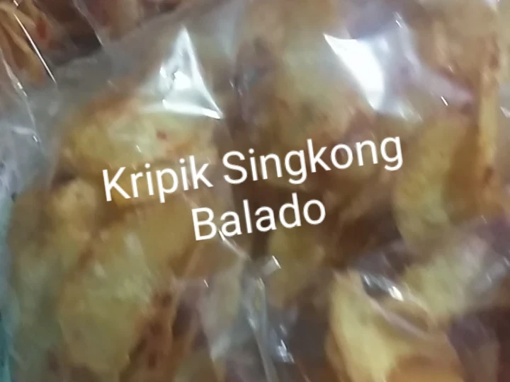 Cara Mudah Membikin Resep Kripik Singkong Balado yang Bikin Ngiler Anti Ribet, Uenak Banget