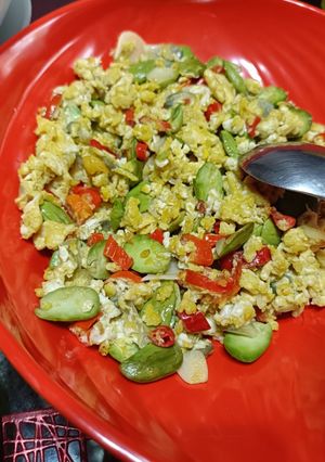 Foto resep Orak-Arik Telur Petai 3 Menit