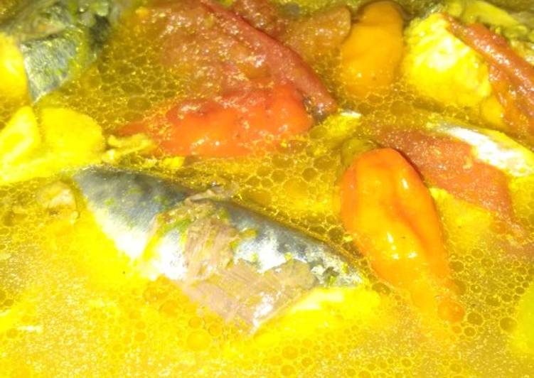 Cara memasak Sop ikan asem simple enak