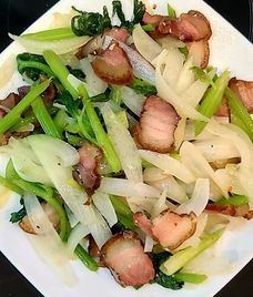 thịt lợn gác bếp