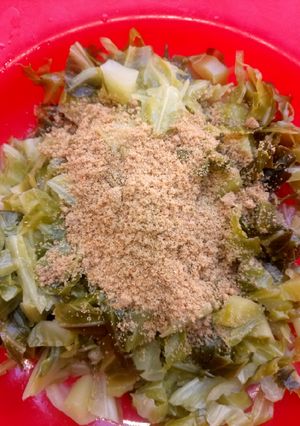 A picture of Cabbage da kuli.