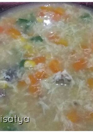 Foto resep Sup Ayam Jagung Telur