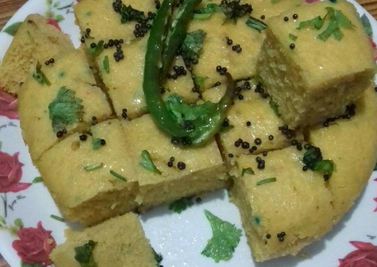 Recipe of Homemade Khaman dhokla