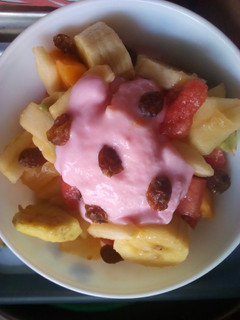 A picture of Simple fruit salad.