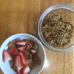 A picture of Buckwheat granola.