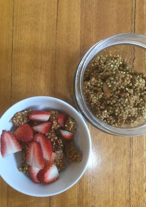 A picture of Buckwheat granola.